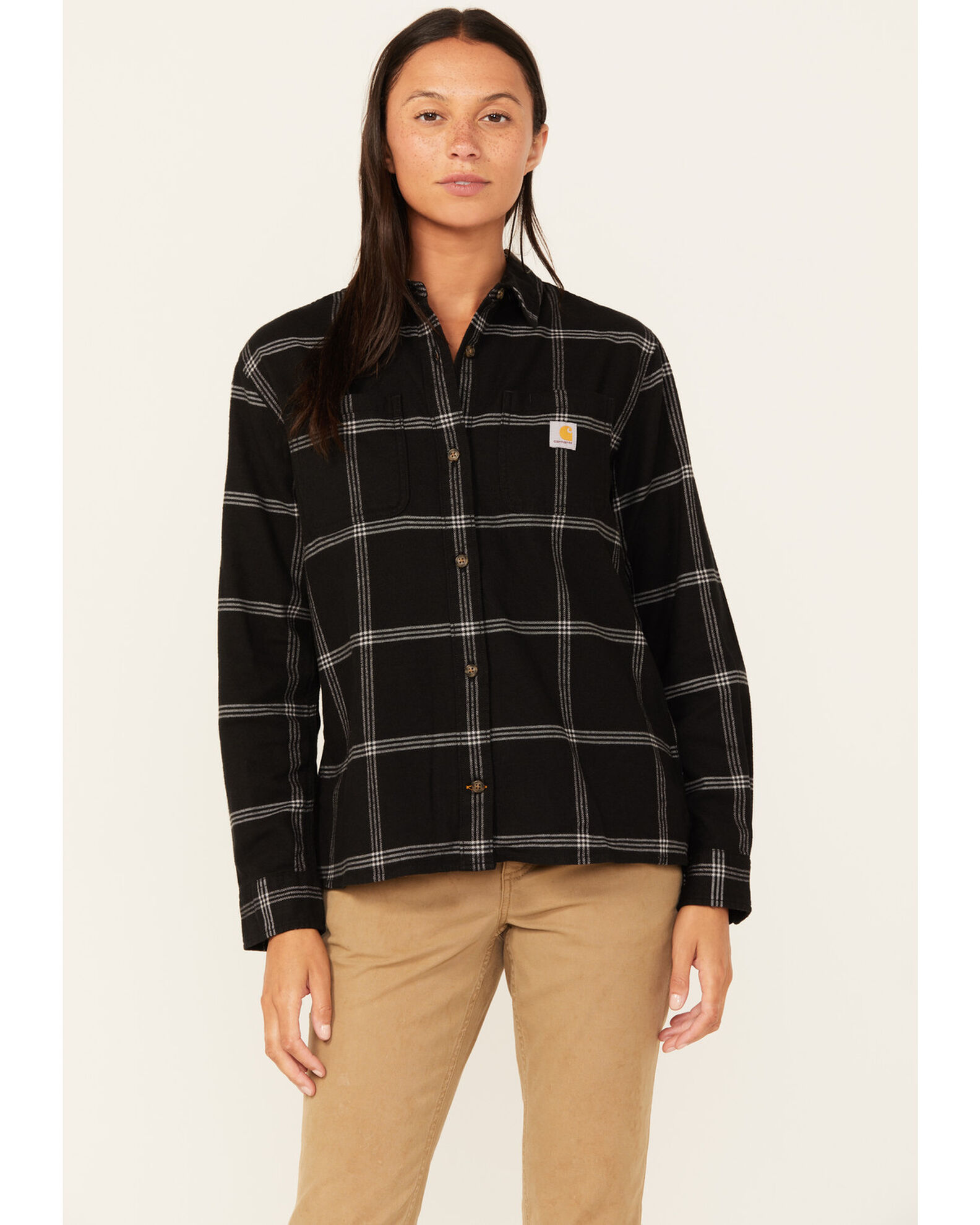 Women's carhartt hot sale flannel shirts