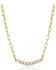 Image #1 - Montana Silversmiths Women's Sapphire Sky Bar Necklace, Gold, hi-res