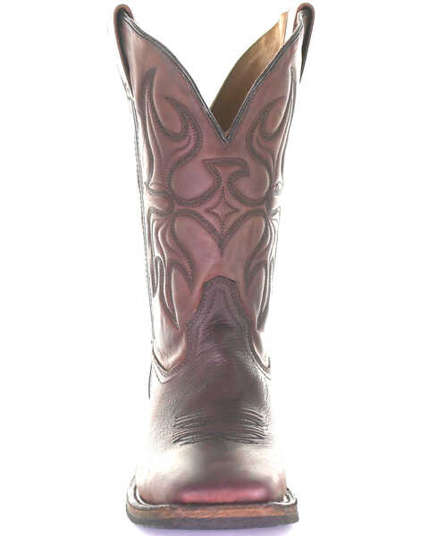 Image #5 - Corral Men's Chocolate Embroidery Western Boots - Broad Square Toe, Chocolate, hi-res