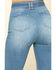 Flying Tomato Women's Denim Tie Front Flare Jeans , Blue, hi-res