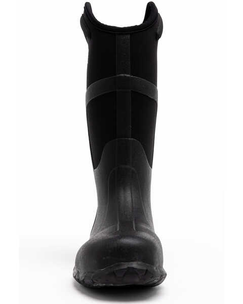 Cody James Men's Rubber Waterproof Work Boots - Composite Toe, Black, hi-res