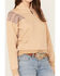 Image #3 - Shyanne Women's Southwestern Print 1/2 Zip Pullover, Oatmeal, hi-res