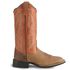 Old West Tan Vintage Cowgirl Boot - Wide Square Toe, Tan, hi-res