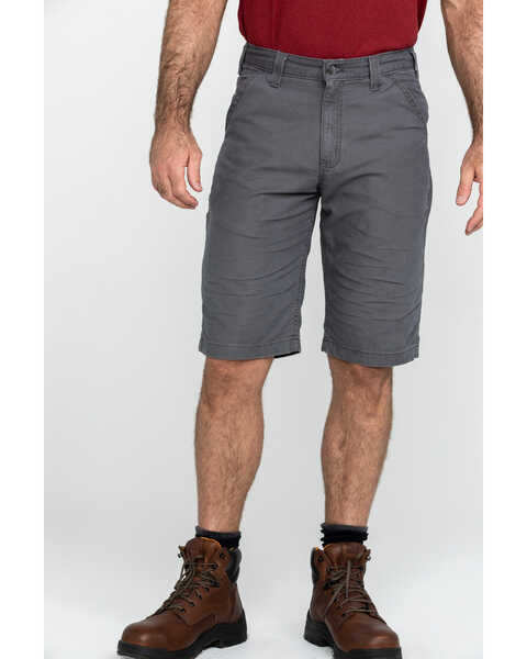 Image #1 - Carhartt Men's Rugged Flex 13" Rigby Work Shorts , Grey, hi-res