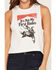 Image #3 - Girl Dangerous Women's First Rodeo Graphic Tank, White, hi-res
