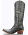 Junk Gypsy By Lane Women's Highway Snake Print Western Boot - Snip Toe , Black, hi-res