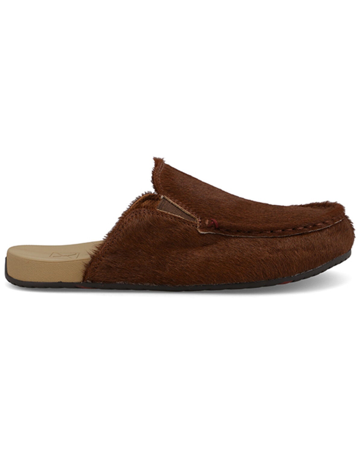 Image #2 - Twisted X Women's Cowhide Mules - Moc Toe, Dark Brown, hi-res