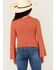 Image #4 - Shyanne Girls' Willow Long Sleeve Rib Shirt, Dark Pink, hi-res