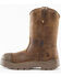Image #3 - Steel Blue Men's Heeler Scuff Waterproof Work Boots - Steel Toe, Brown, hi-res