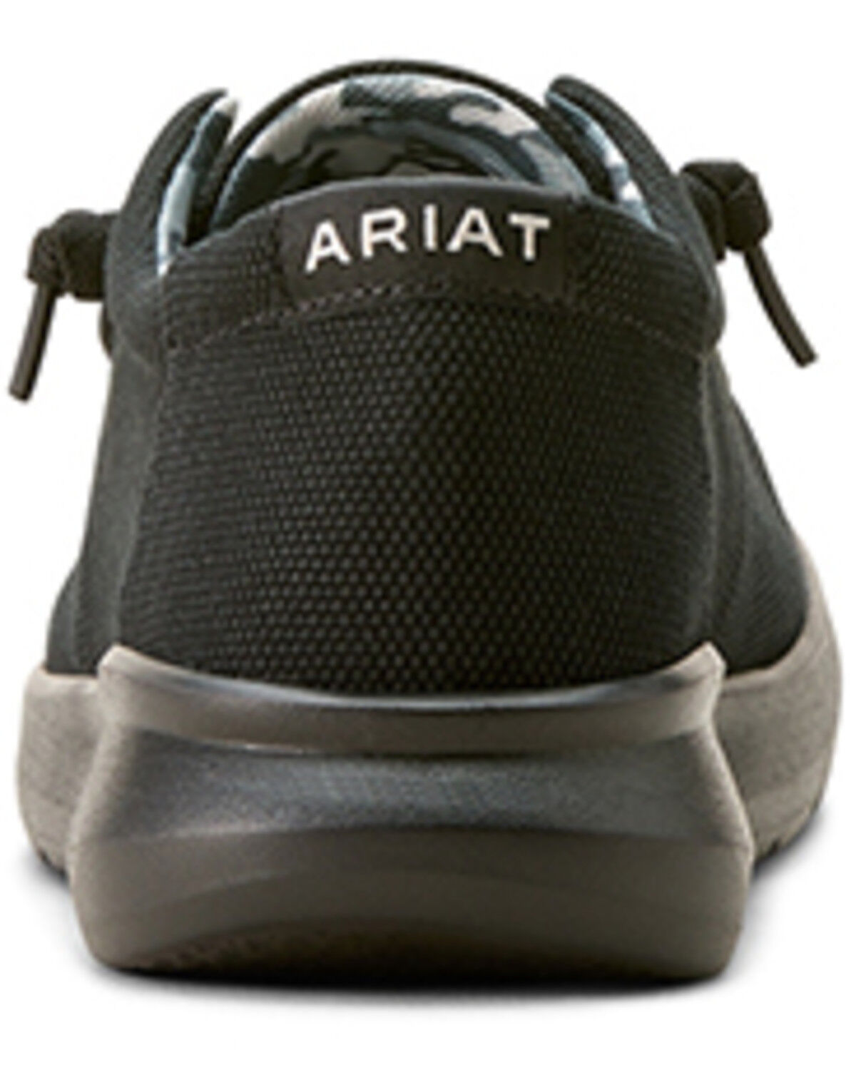 Image #3 - Ariat Men's Hilo Solid Casual Shoes - Moc Toe, Black, hi-res