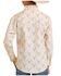 Image #2 - Rock & Roll Denim Boys' Longhorn Print Long Sleeve Snap Western Shirt, Tan, hi-res