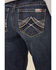 Image #3 - Ariat Women's Boot Barn Exclusive Durastretch FR Whipstitch Bootcut Jeans, Blue, hi-res