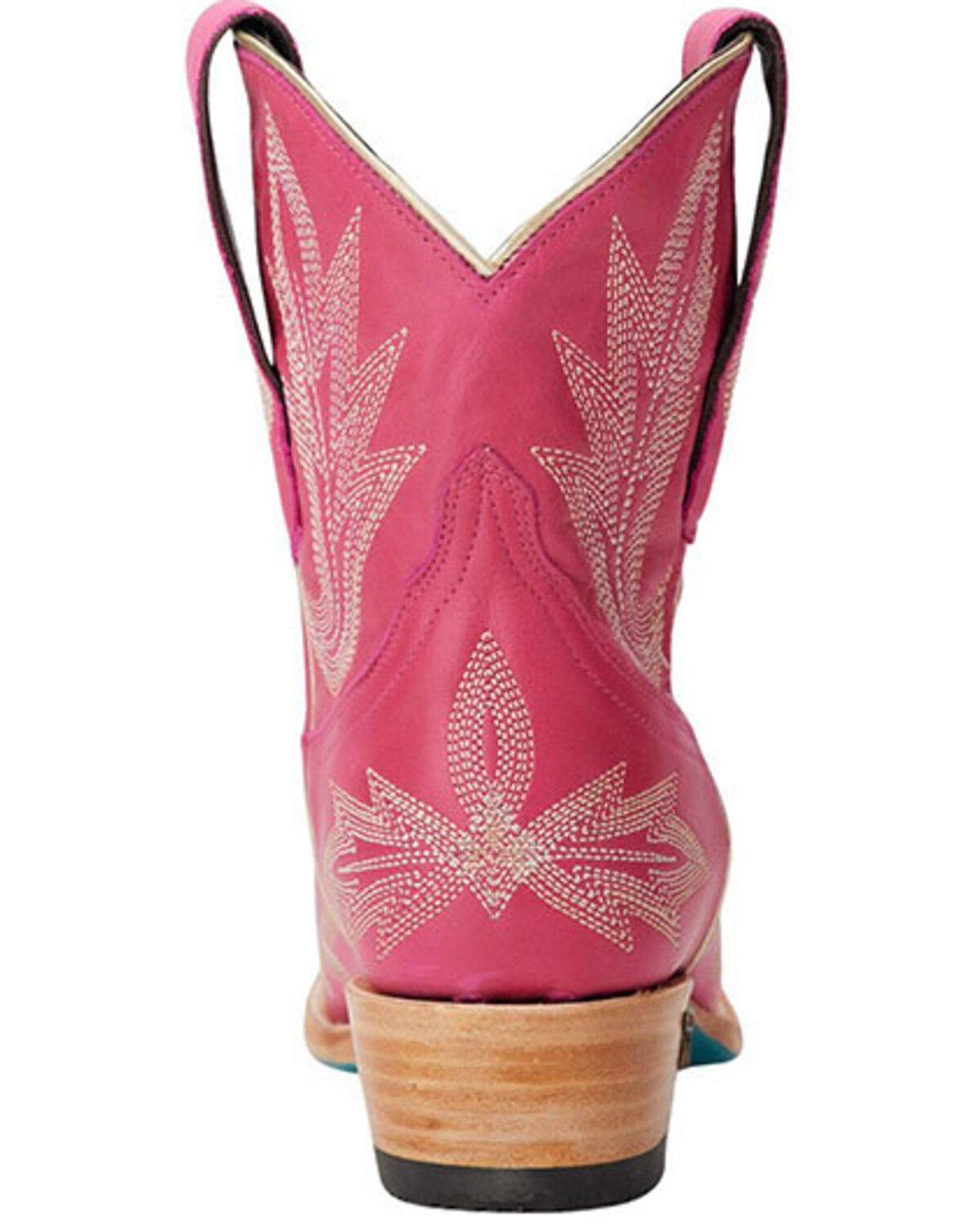 Image #5 - Lane Women's Lexington Western Booties - Snip Toe, Hot Pink, hi-res