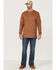 Image #2 - Hawx Men's FR Logo Long Sleeve Work T-Shirt , Russett, hi-res