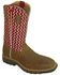 Twisted X Men's Lite Pull On Work Boots - Steel Toe, Distressed, hi-res