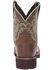 Justin Women's Gemma Brown Western Boots - Round Toe, Dark Brown, hi-res