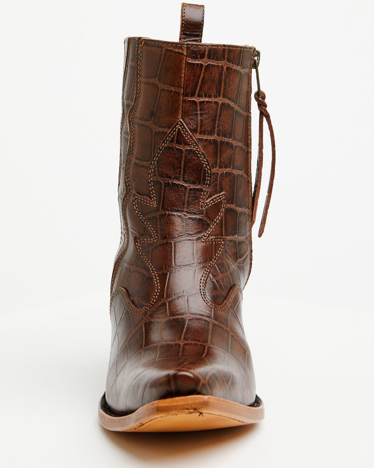 Image #4 - Ariat Women's Jade Western Booties - Snip Toe, Brown, hi-res