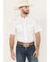 Image #1 - Gibson Men's White Water Short Sleeve Shirt - Tall, White, hi-res