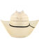 Resistol Men's 20X Chase Straw Cowboy Hat, Natural, hi-res