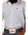 Wrangler Men's Chambray Rigid Cowboy Cut Short Sleeve Snap Work Shirt , Blue, hi-res