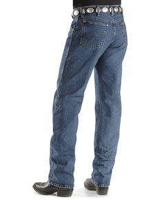 Wrangler 47MWZ Premium Performance Cowboy Cut Regular Fit Prewashed Jeans, Dark Stone, hi-res