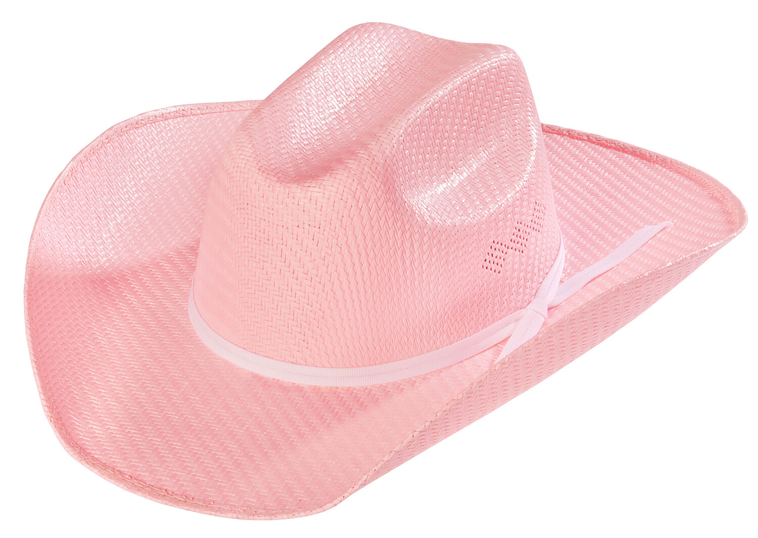 Image #1 - Twister Kids' Sancho Straw Cowboy Hat, Pink, hi-res