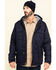 Image #1 - Hawx Men's FR Duck Hooded Work Jacket - Tall, Navy, hi-res