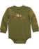 Image #1 - Carhartt Infant Boys' Camp Scene Long Sleeve Onesie, Green, hi-res