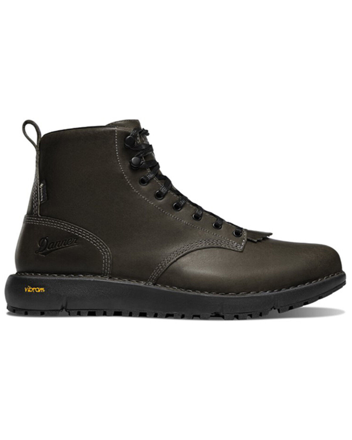 Image #2 - Danner Men's 6" Logger 917 GTX Lace-Up Boots - Round Toe, Charcoal, hi-res