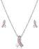 Image #1 - Montana Silversmiths Women's Hope & Strength Ribbon Jewelry Set - 2 Piece, Silver, hi-res