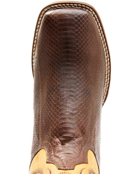 Image #6 - Dan Post Men's Exotic Snake Western Boots - Broad Square Toe, Brown, hi-res