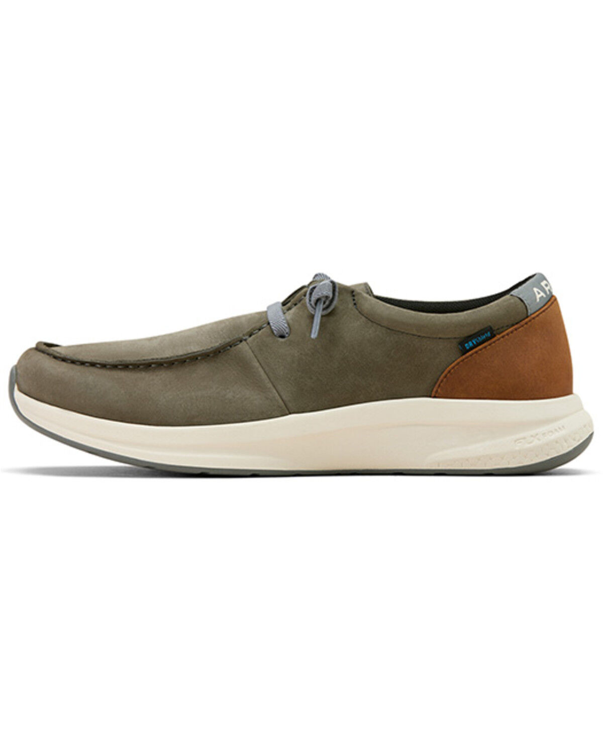 Image #2 - Ariat Men's Buckeye Waterproof Casual Shoes - Moc Toe, Dark Grey, hi-res