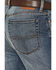 Image #4 - Blue Ranchwear Men's Bronson Slim Straight Stretch Denim Jeans, Medium Wash, hi-res