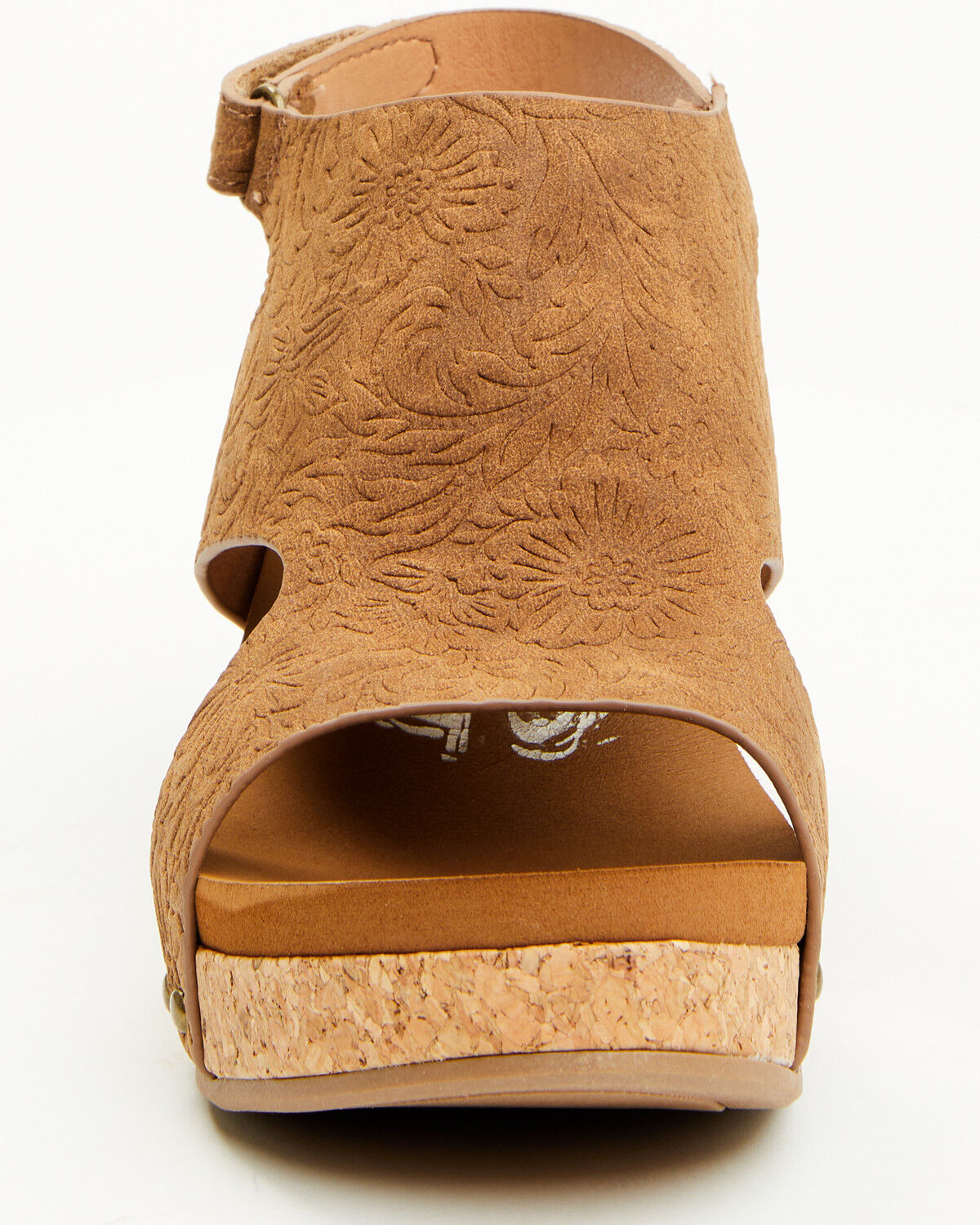 Image #4 - Very G Women's Wally Tooled Sandals, Tan, hi-res