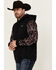 Image #2 - Hooey Men's Legendary Southwestern Sleeve Block Hooded Sweatshirt, Black, hi-res