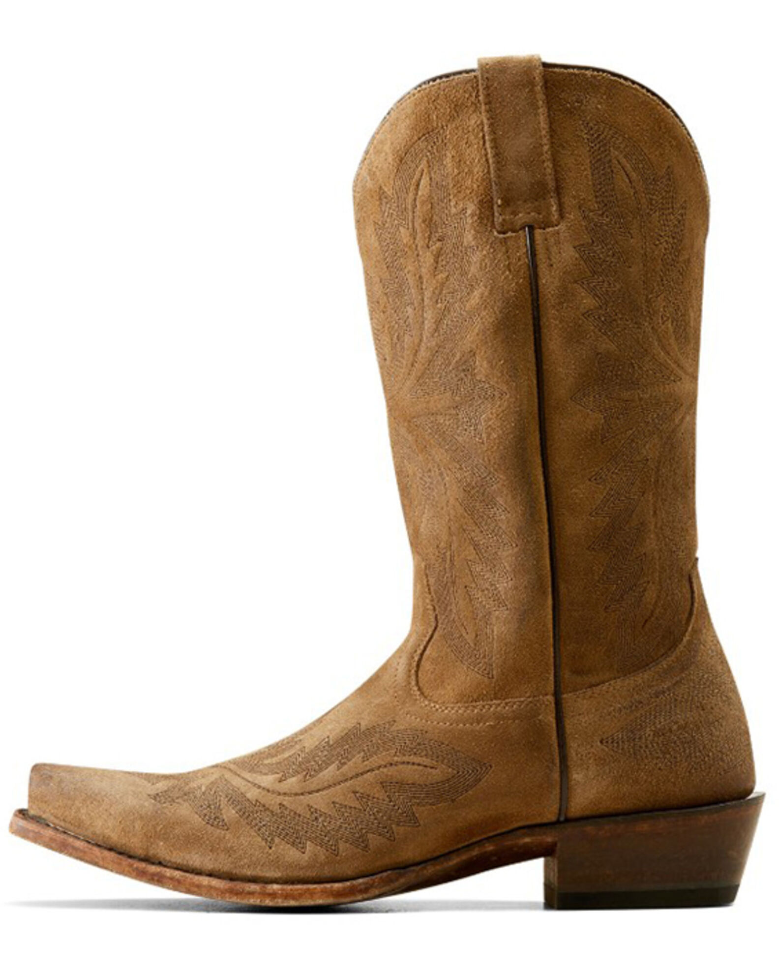 Image #2 - Ariat Men's Ryman Roughout Western Boots - Snip Toe, Brown, hi-res