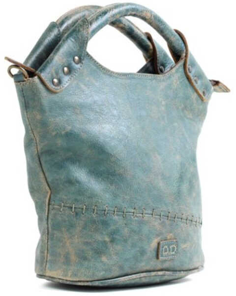 Image #2 - Bed Stu Women's Delilah Handle Crossbody Bag , Teal, hi-res