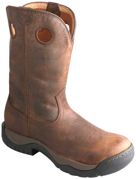 Twisted X Taupe Waterproof All Around Cowboy Boots - Round Toe, Taupe, hi-res