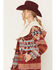 Image #2 - Panhandle Slim Women's Southwestern Print Hook & Loop Hooded Coat, Multi, hi-res