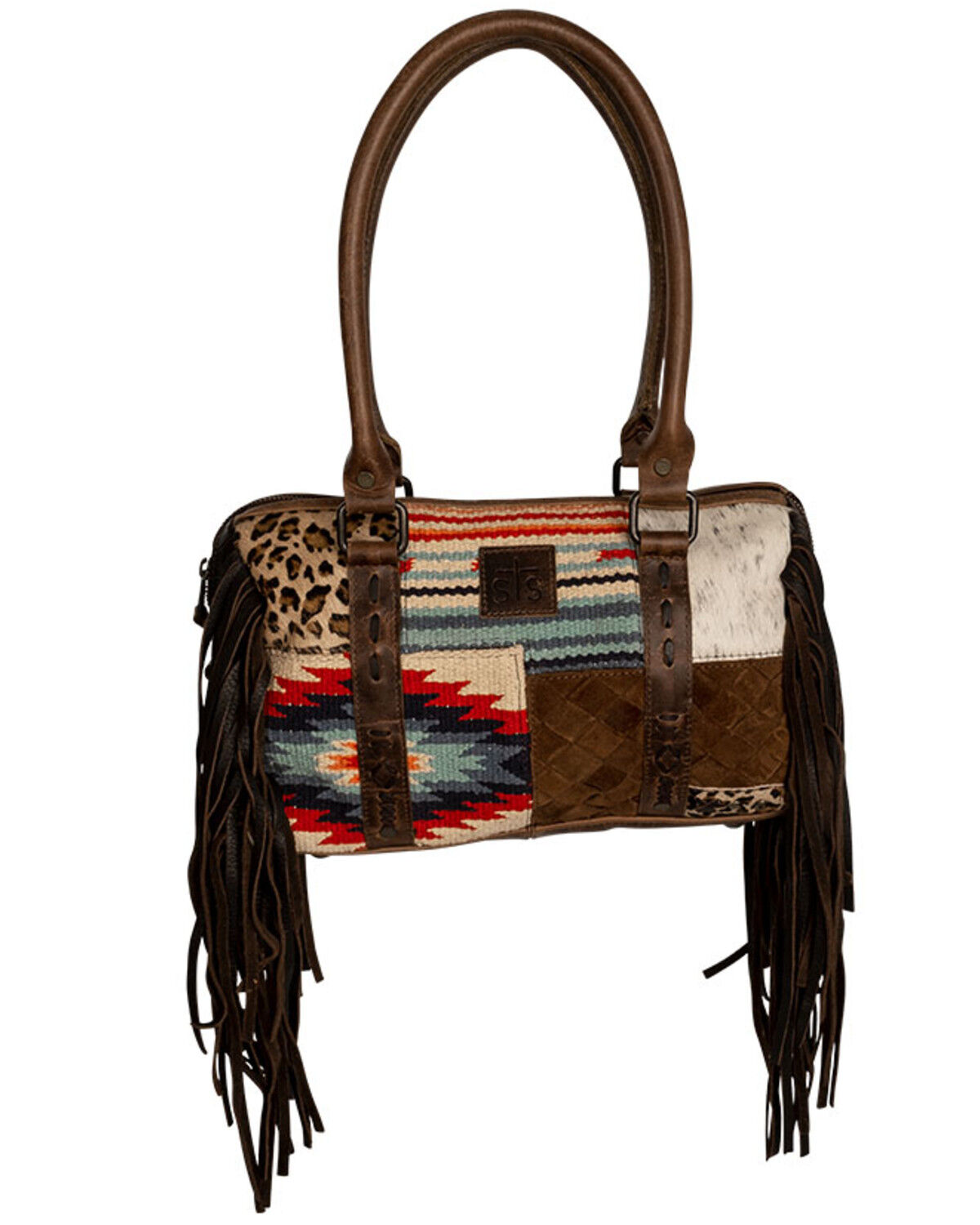 Image #1 - STS Ranchwear by Carroll Women's Chaynee Mountain Satchel, Brown, hi-res