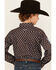 Image #4 - Ariat Boys' Logo Team Geo Print Long Sleeve Button-Down Western Shirt, Brown, hi-res