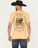 Image #1 - Howitzer Men's Liberty Short Sleeve Graphic T-Shirt, Yellow, hi-res