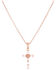 Montana Silversmiths Women's Entwined Rose Gold Brilliant Cross Necklace, , hi-res