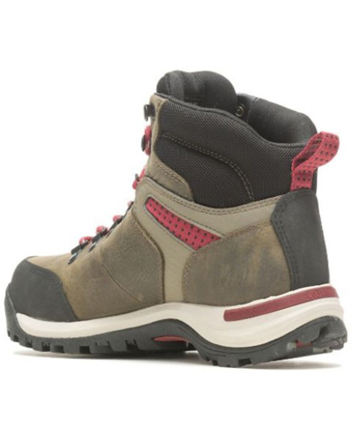 Image #3 - Wolverine Women's Chisel 6" Waterproof Work Boots - Steel Toe, Grey, hi-res