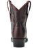 Image #5 - Lane Women's Emma Jane Western Booties - Snip Toe, Black Cherry, hi-res