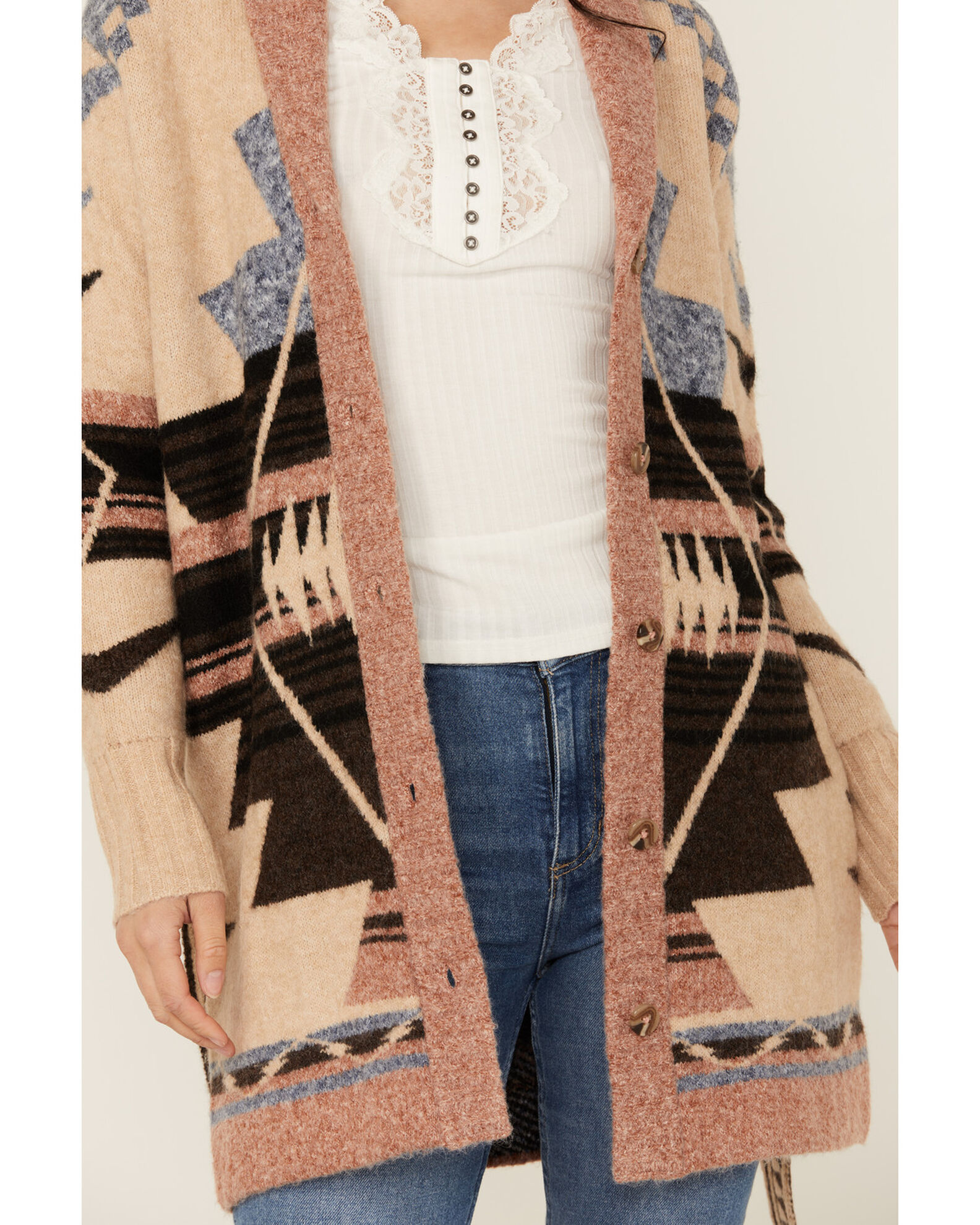 Idyllwind Women's Kimbark Southwestern Print Cardigan