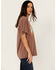 Image #2 - Rock & Roll Denim Women's Whiskey Rhinestone Short Sleeve Graphic Tee, Brown, hi-res