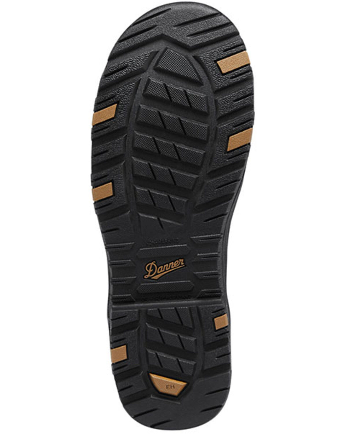 Image #5 - Danner Men's 8" Caliper Work Boots - Aluminum Toe, Brown, hi-res