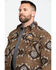 Image #5 - Powder River Outfitters Men's Southwestern Jacquard Shirt Jacket, Brown, hi-res