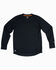 Image #1 - Hawx Men's Black Mid-Weight Base Layer Thermal Long Sleeve Work Shirt - Tall, Black, hi-res